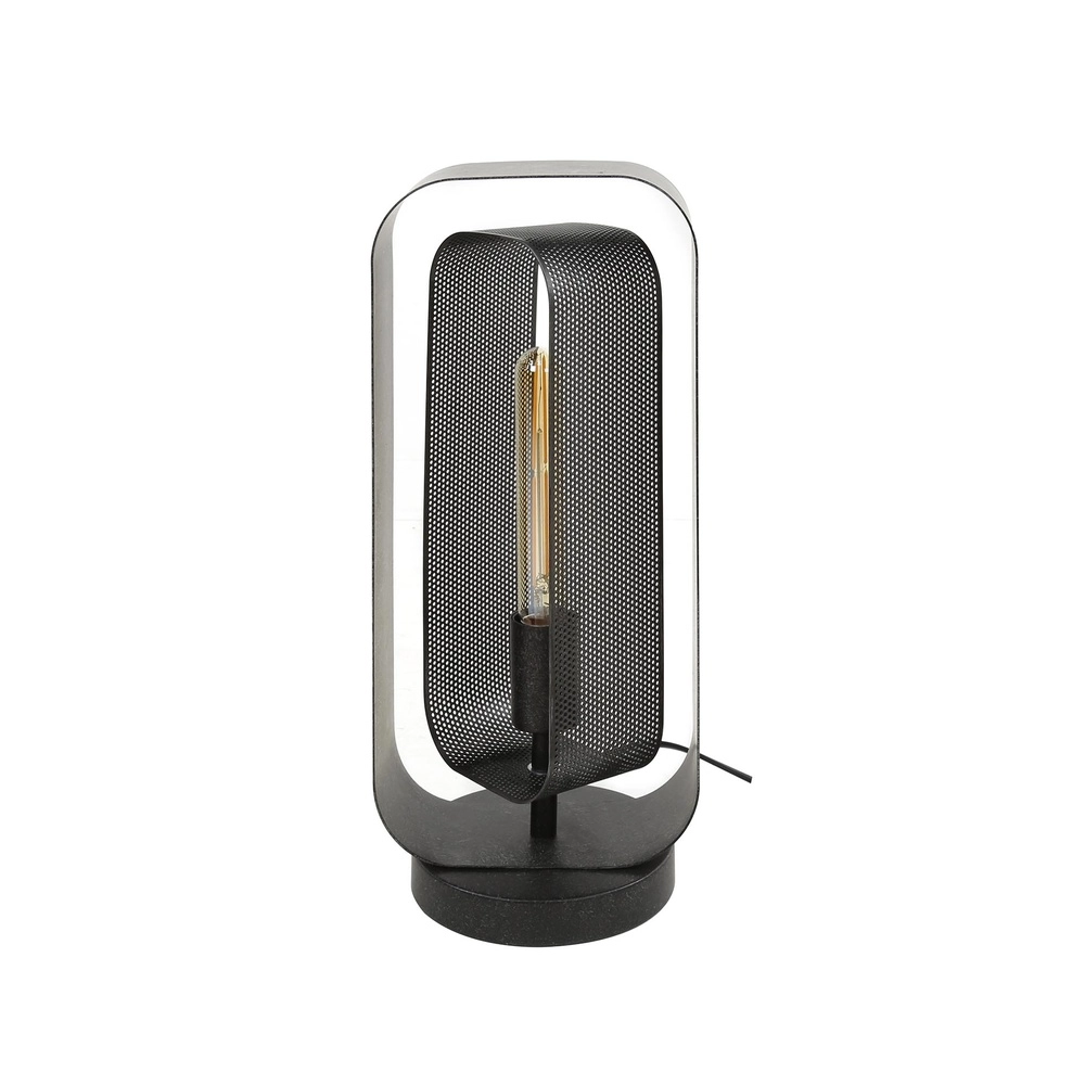 Lampe de table en maille métallique Mesh 41 cm de haut Lyora 8716803512177