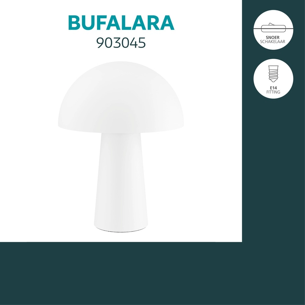 Lampe de table Bufalara Blanc Eglo 9008606405329