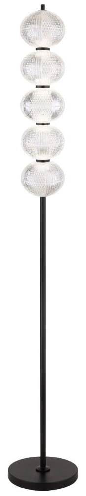 Lampadaire unique Ceps noir