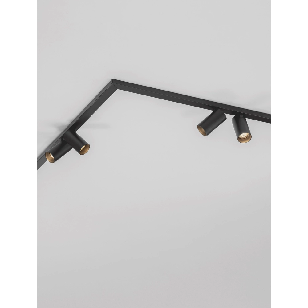 Plafonnier à 8 lumières Oso noir Lyora 5212017465122