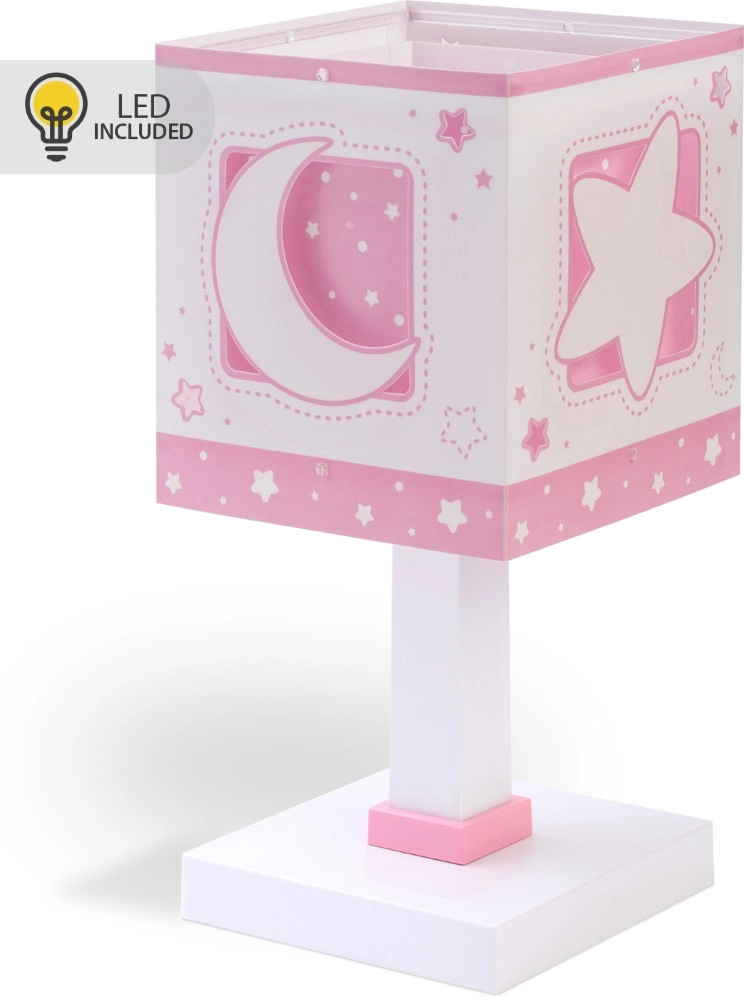 Lampe de table Moonlight Lueur rose dans le noir Dalber 8420406002446