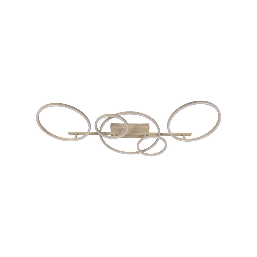 Lampe de plafond moderne Nicola brun sable