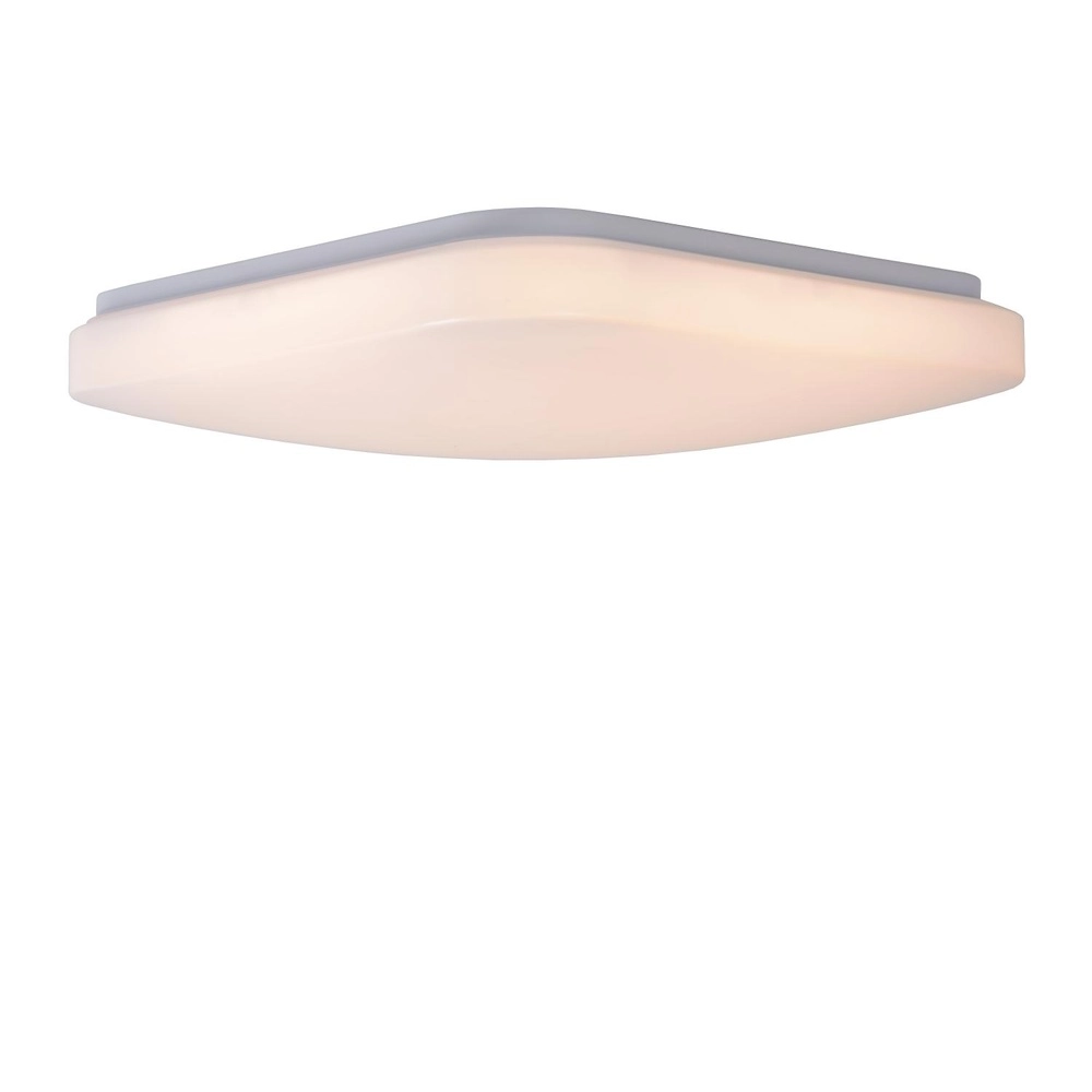 Lumière carrée au plafond Otis 28 cm de blanc Lucide 5411212791344