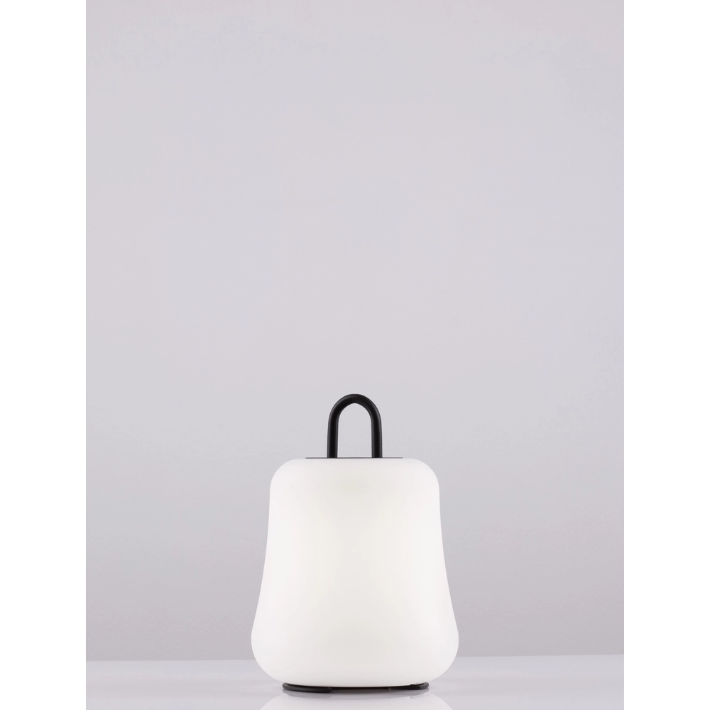 Lampe de table Jigra Anthracite rechargeable avec blanc Lyora 5212017434883