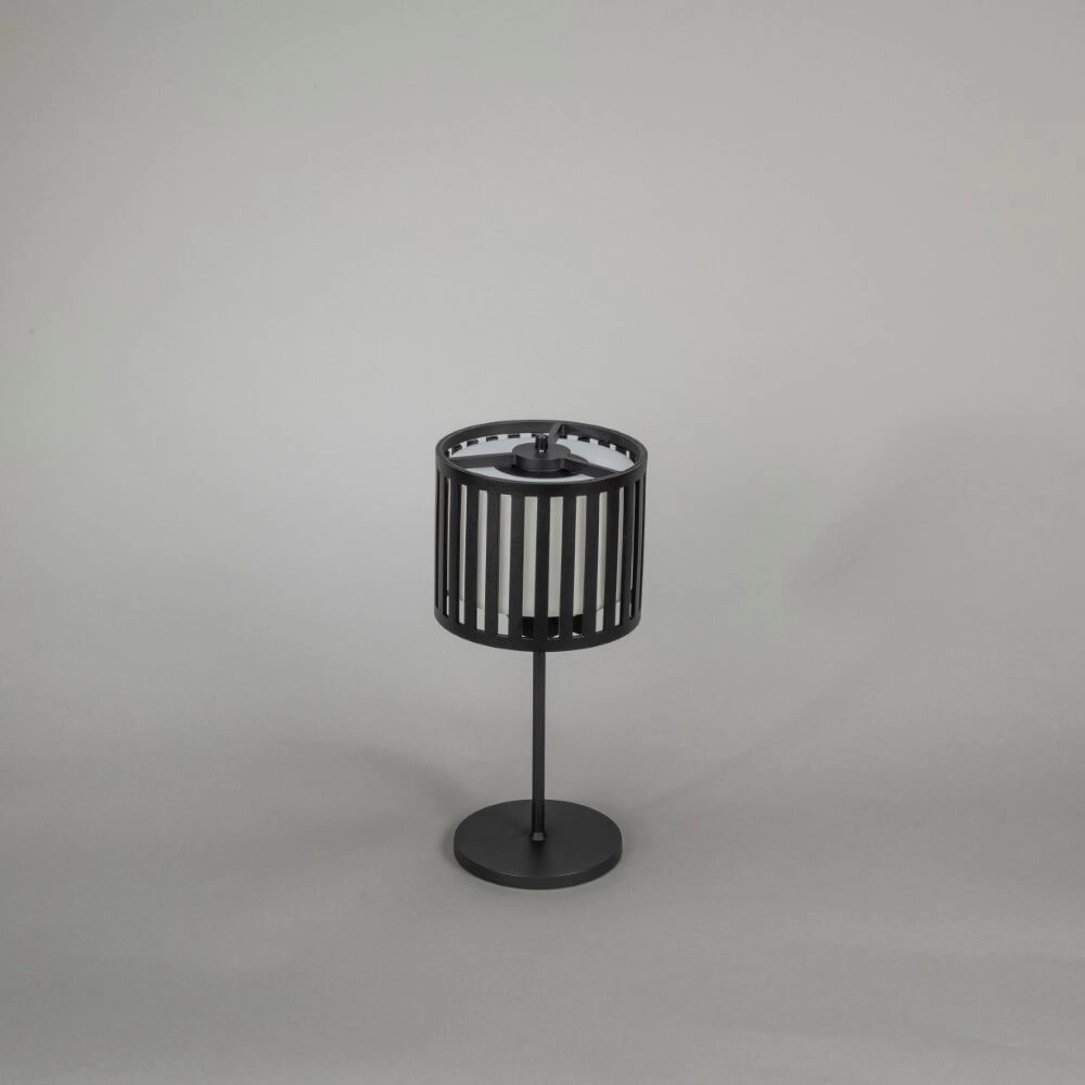 Lampe de table unique Bottle noir rechargeable KonstSmide 7318308377520