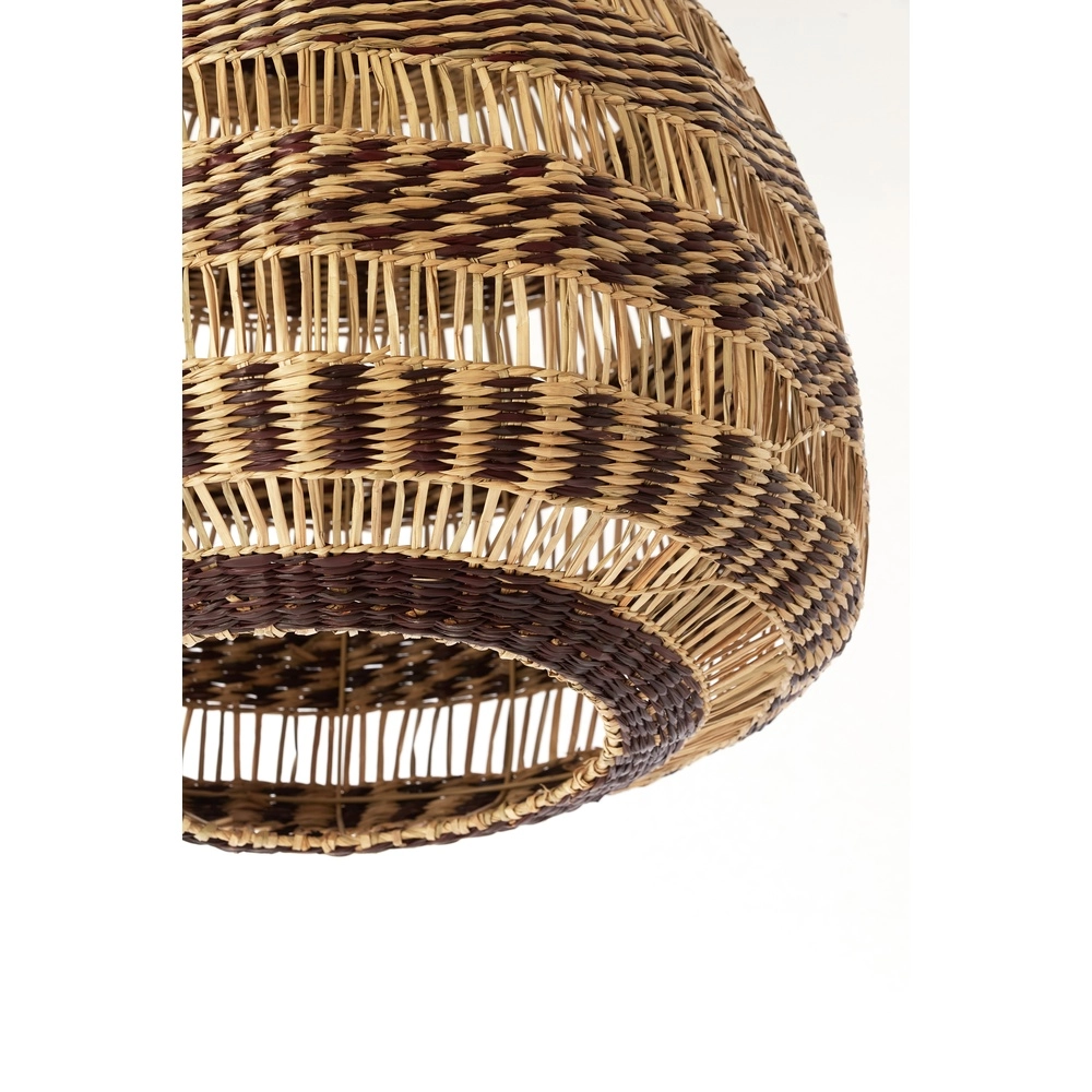 Lampe pendante en rotin Soluna Ø 47 cm - brun foncé naturel Light & Living 8717807836764