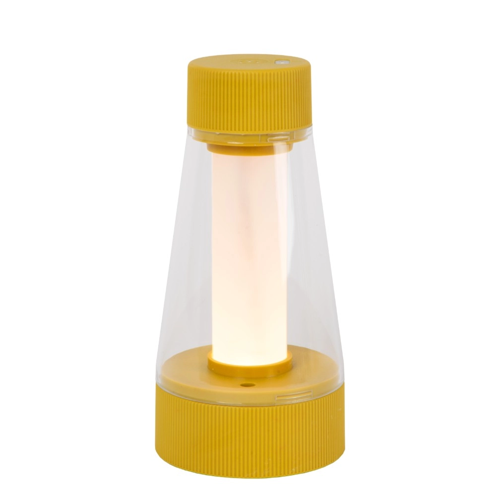 Lampe de table rechargeable Lorali Jaune ocre