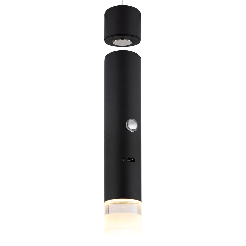 Lampe suspendue élégante Pelo Noir Globo 9007371575343
