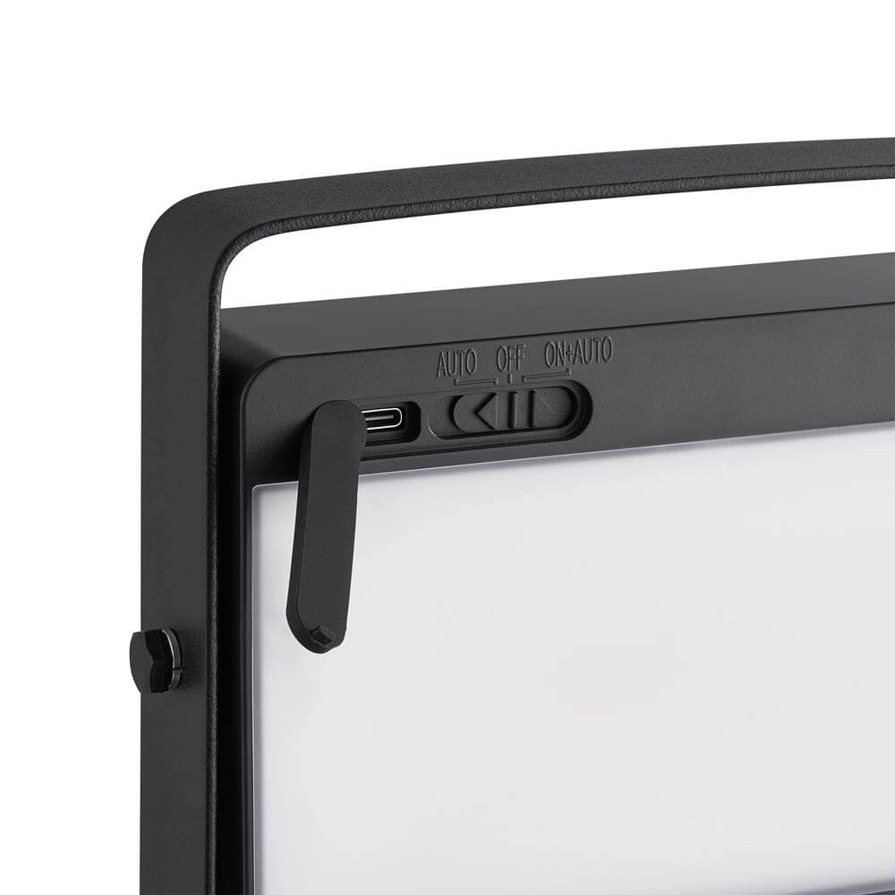 Lampadaire de jardin Saulio Noir solaire Nordlux 5704924023484