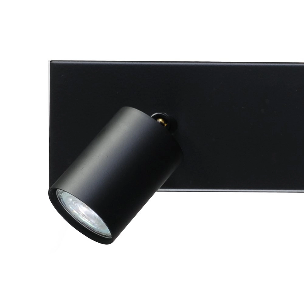 Plafonnier noir Bounce avec 2 points noirs Masterlight 8718121209166