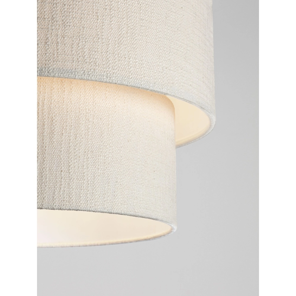 Lampe pendante en lin Karen Ø 50cm Lyora 5212017493965