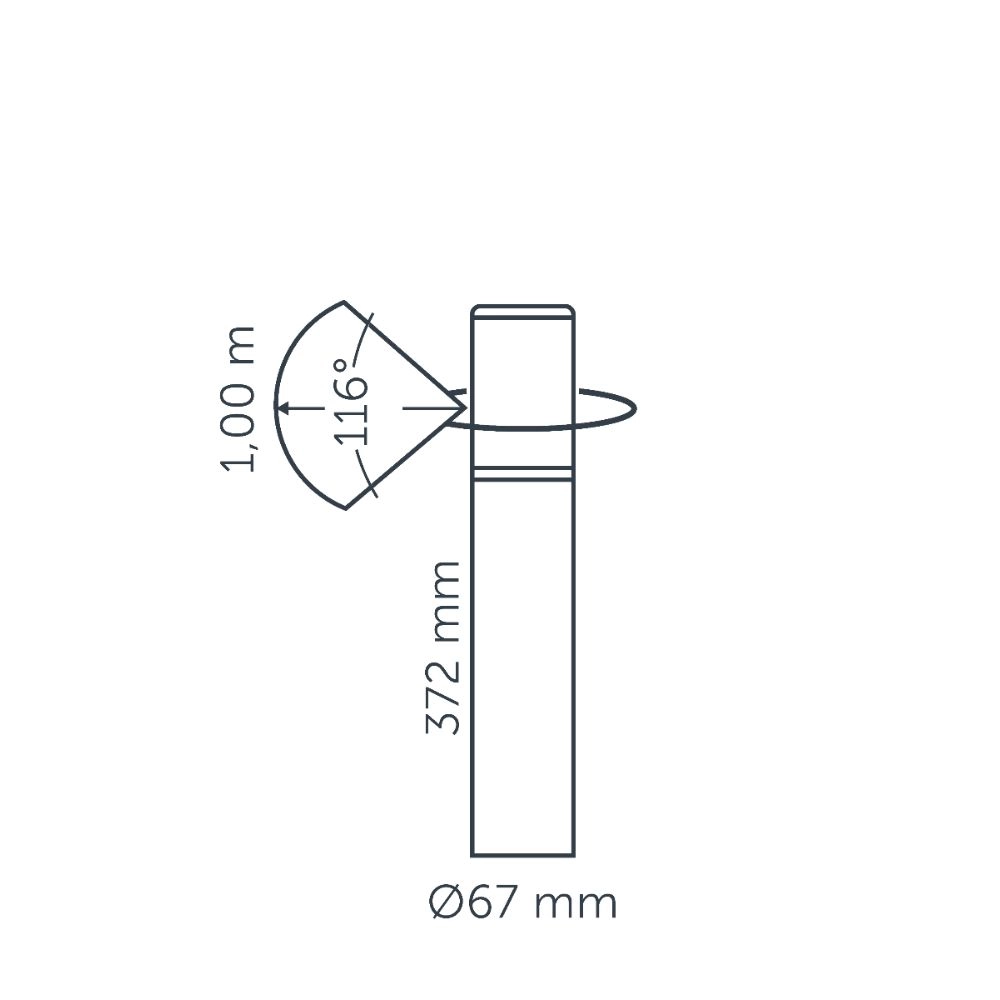 Éclairage de bordure Liv Low Corten 12 volt In-lite 8717051006074