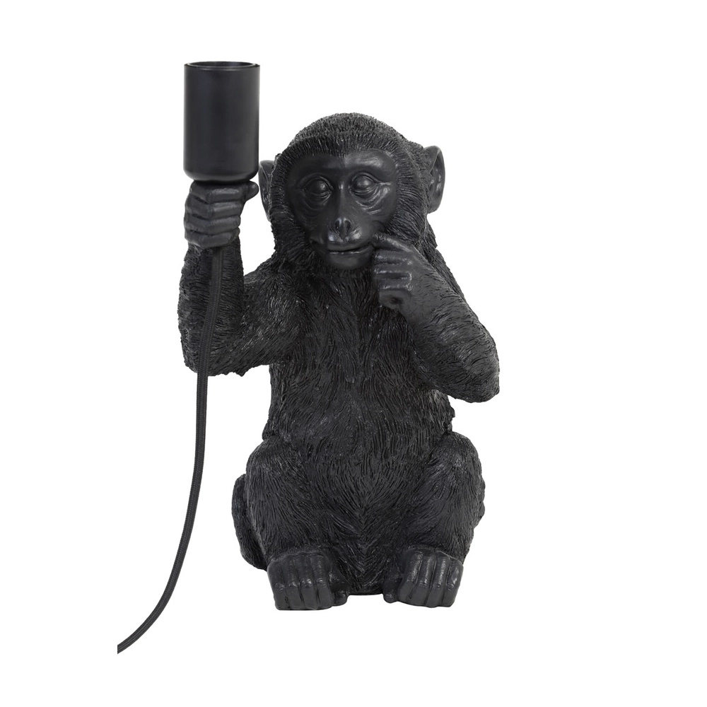 Singe lampe de table Monkey Noir Light & Living 8717807303495
