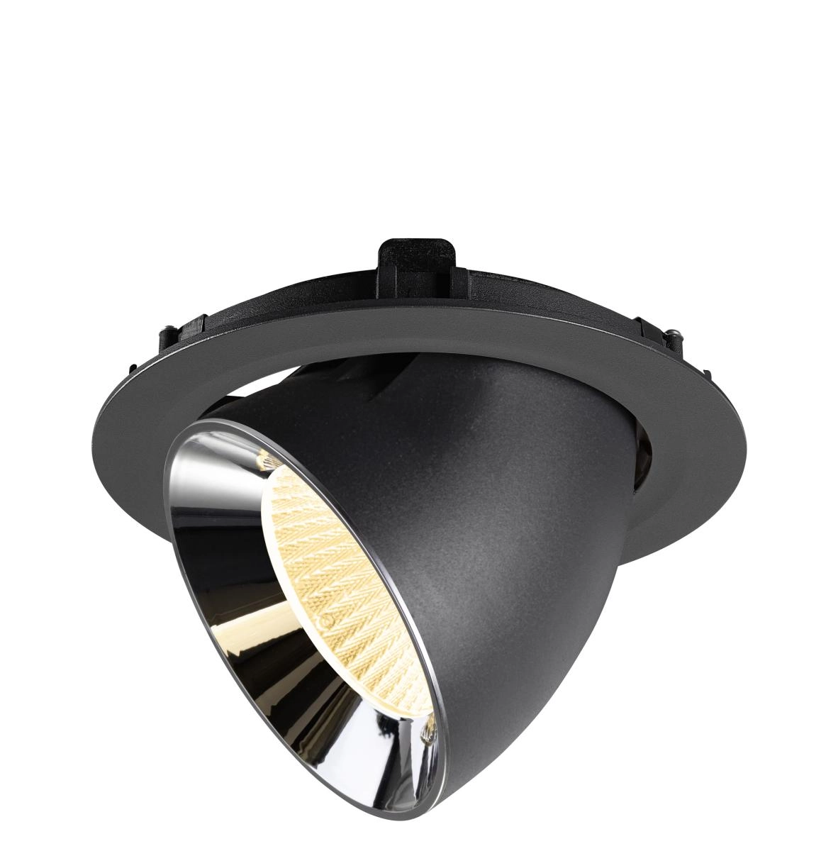 Spot encastré Numinos Gimble XL noir/chrome 3000K - 40 deg SLV 4024163308670