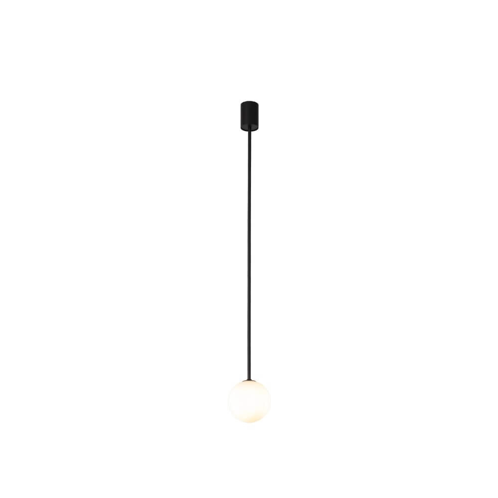 Plafonnier en verre Kier M noir - 96cm Lyora 5903139103077
