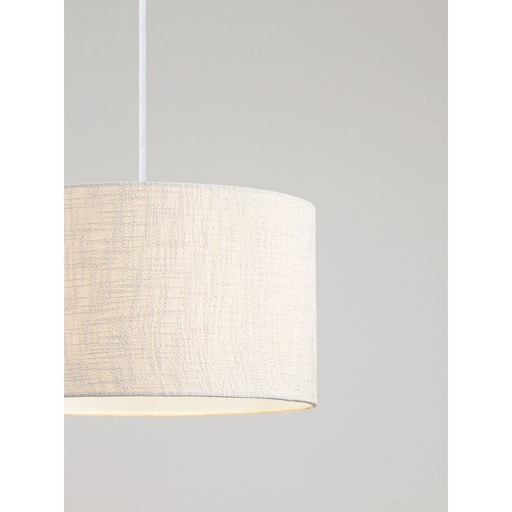 Lampe pendante en lin Karen Ø 40cm Lyora 5212017493958