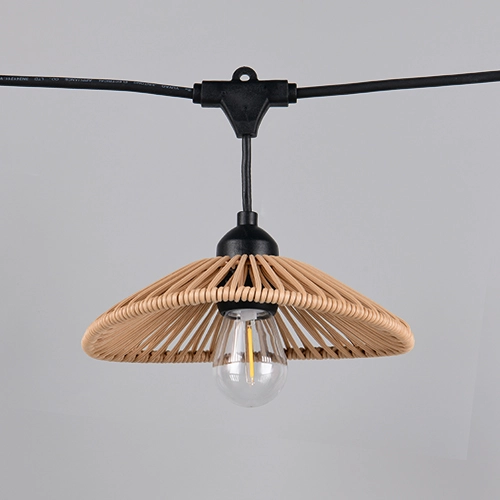 Lampes à guirlande Chain noir avec brun 600 cm Trio 4017807697612