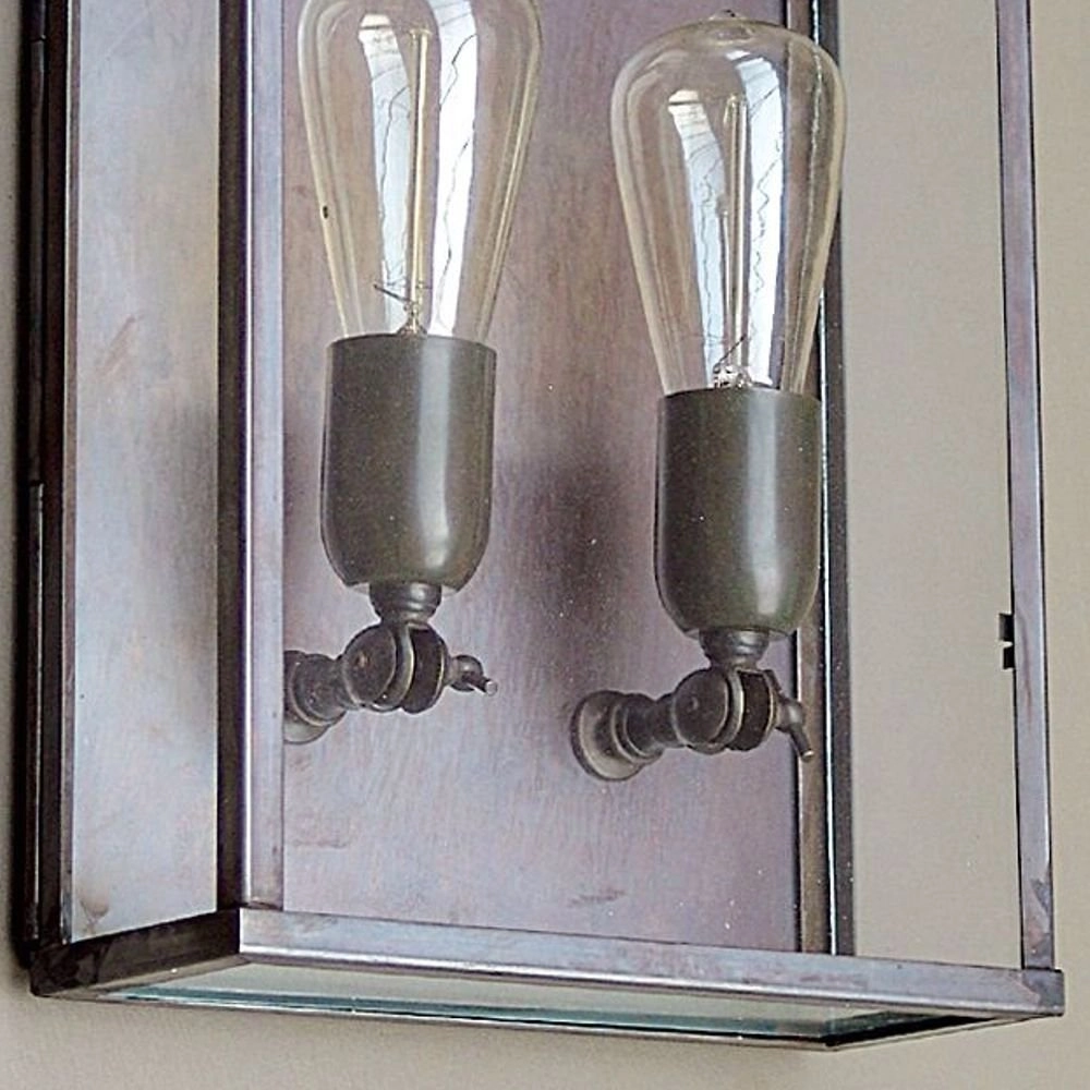 Lampe d'extérieur rurale Vitrine 2L Large Applique Authentage 8716803505421