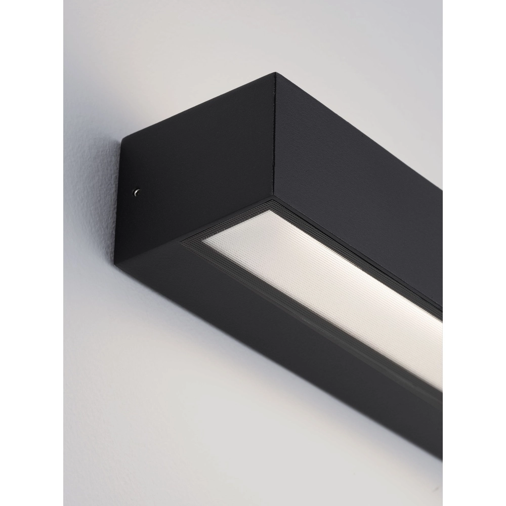Lampe murale élégante Lane noir 22cm - 21W Lyora 5212017496737