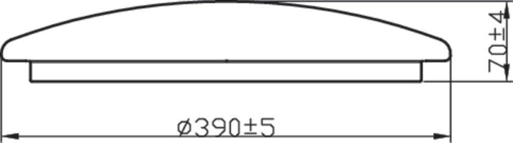 Plafonnier de salle de bain Canopus Ø 39 cm Philips 8718699777296