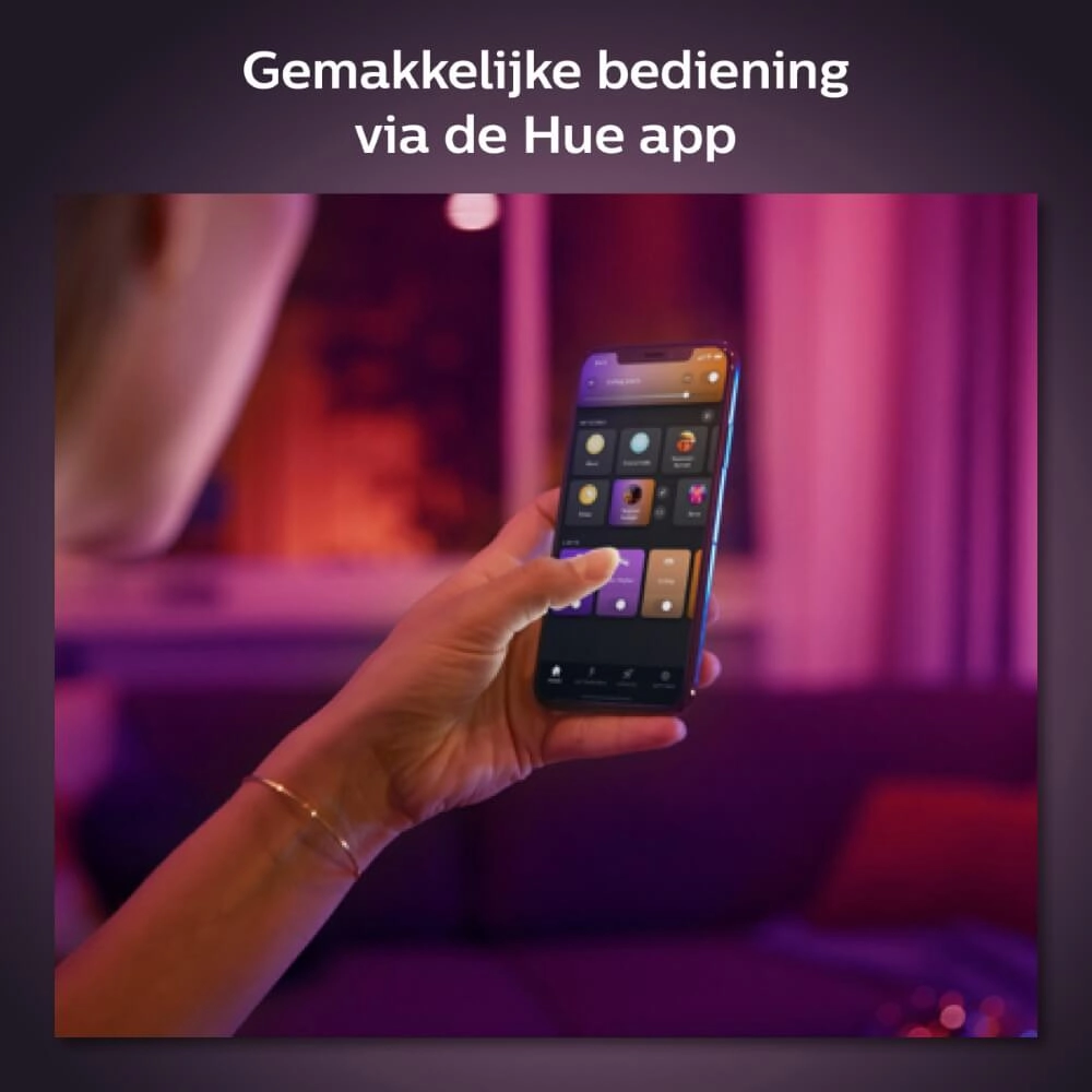 Hue Perifo - White and color spot d'extension noir Philips 8719514407442