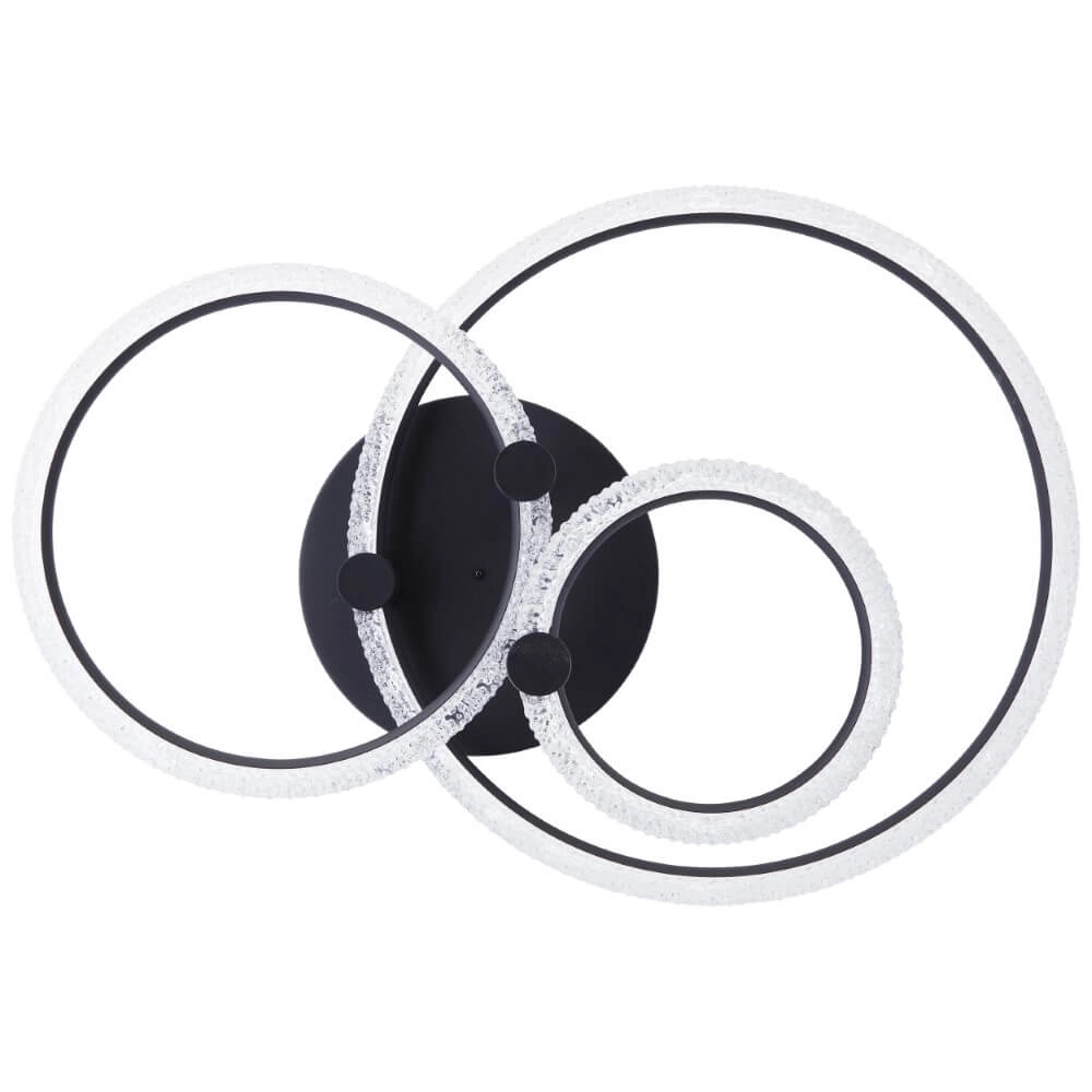 Plafonnier rond Aydin blanc Brilliant 4004353442087