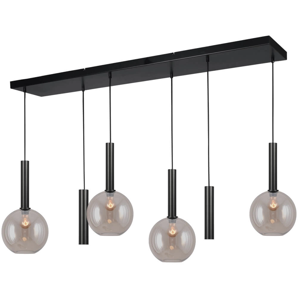 Lampe suspendue pour salle à manger Bella 2 avec lunettes et pendentifs