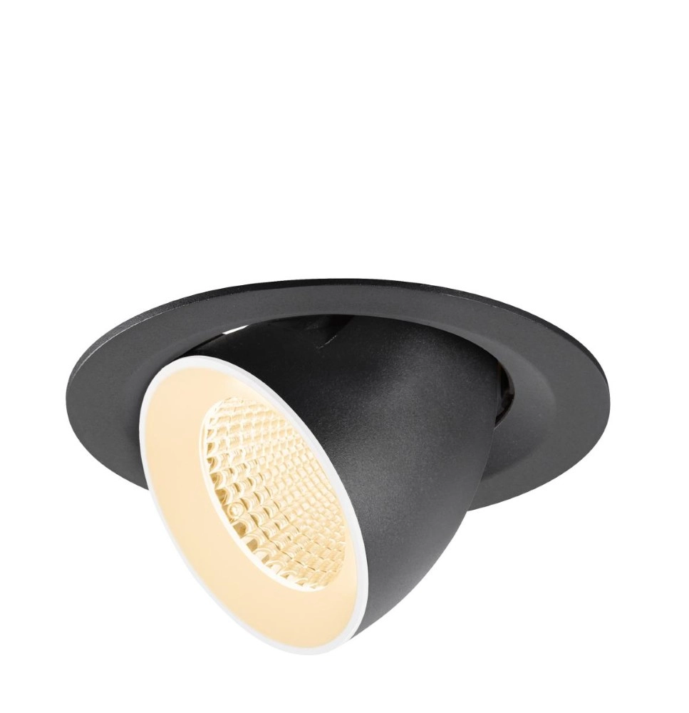Spot encastré Numinos Gimble M noir/blanc 2700K - 40 deg