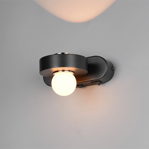 Lampe murale Arpino noir 15 cm