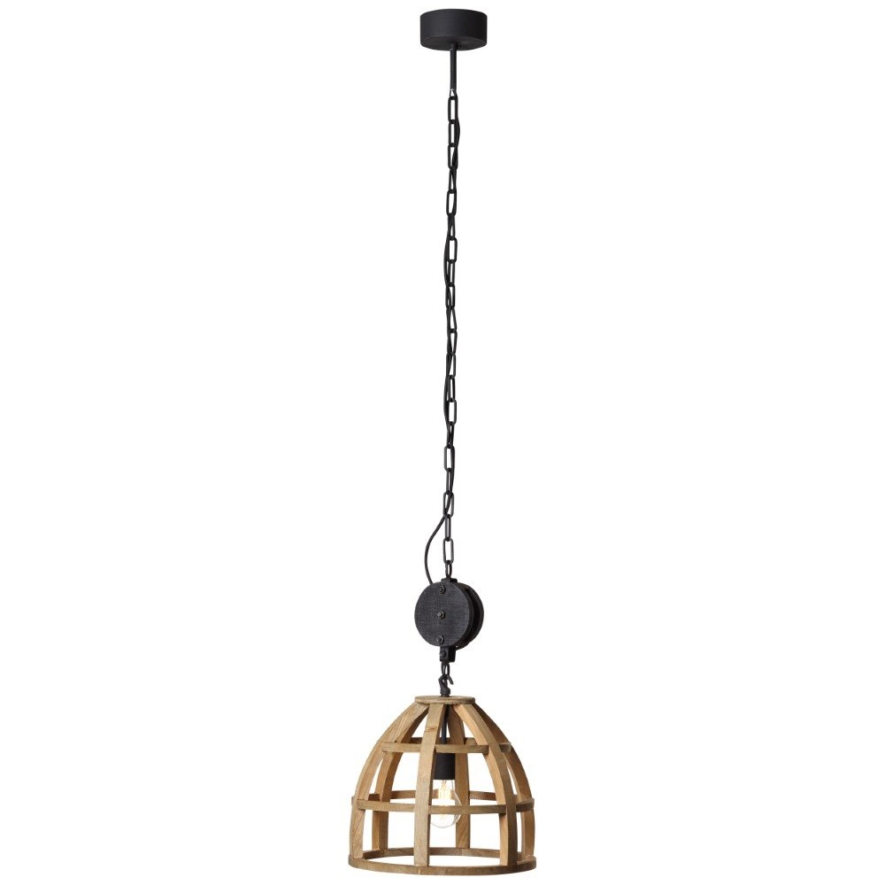 Lampe à suspension Matrix Wood Bois Brilliant 4004353364778