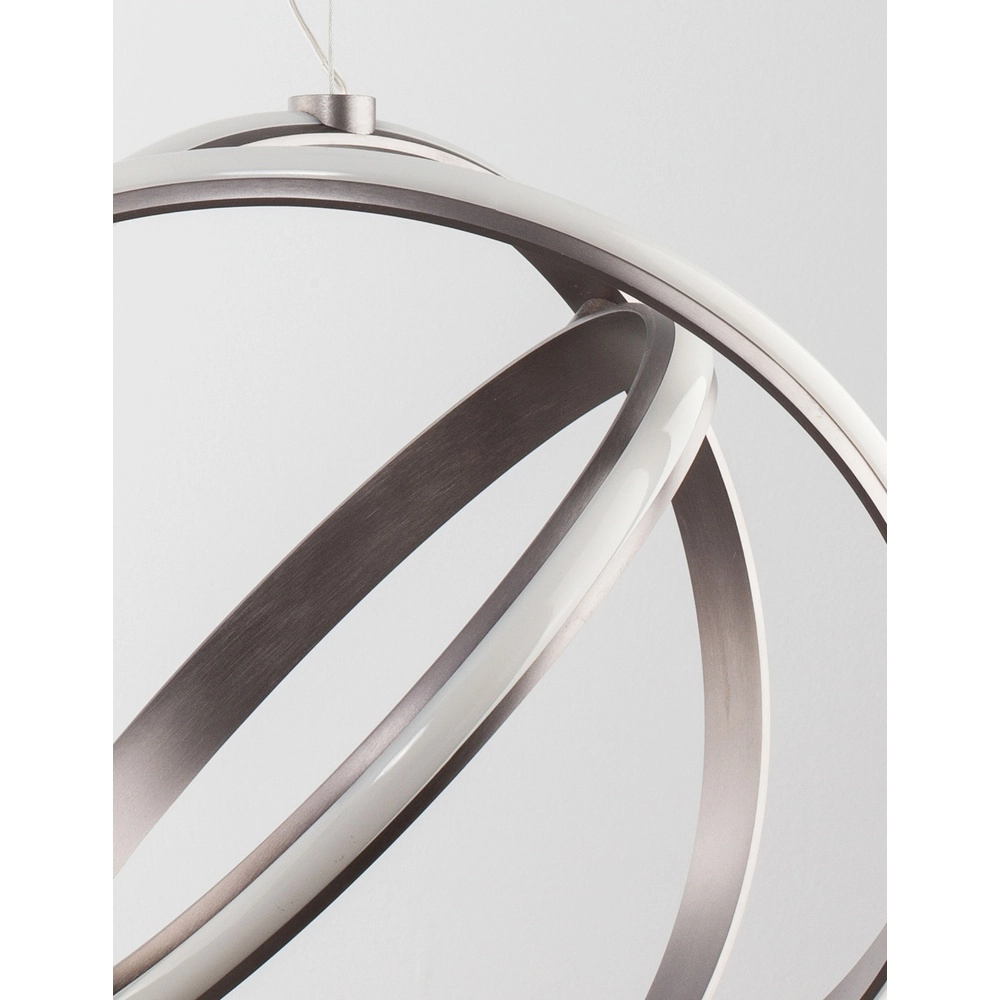 Suspension Pertone S Ø 50cm noir avec lueur violette Lyora 5212017419699