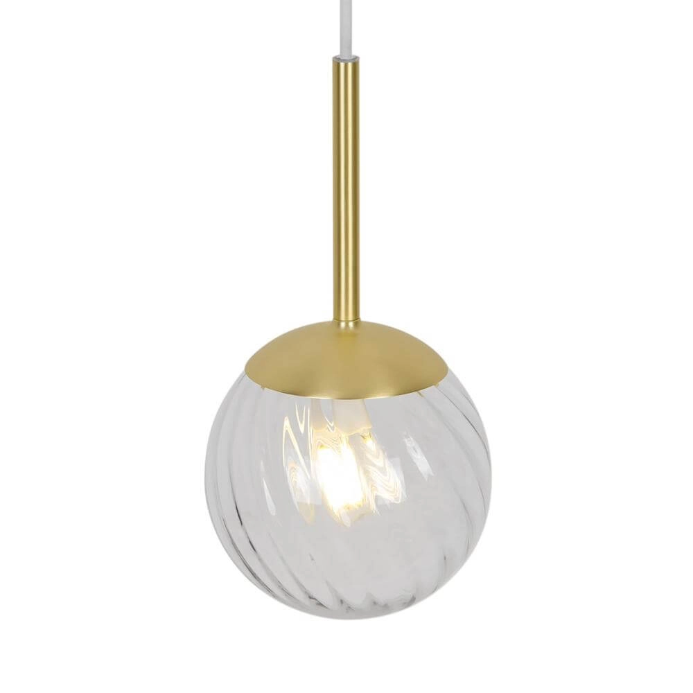 Suspension en verre Chisell laiton Ø 15cm Nordlux 5704924015649