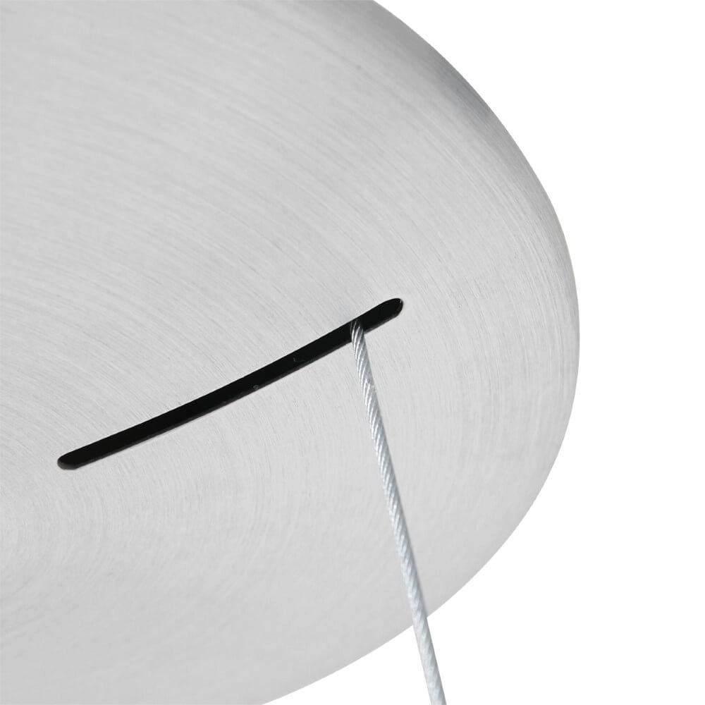 Lampe suspendue LED Ringlede Ø 48cm métal gris Steinhauer 8712746135213