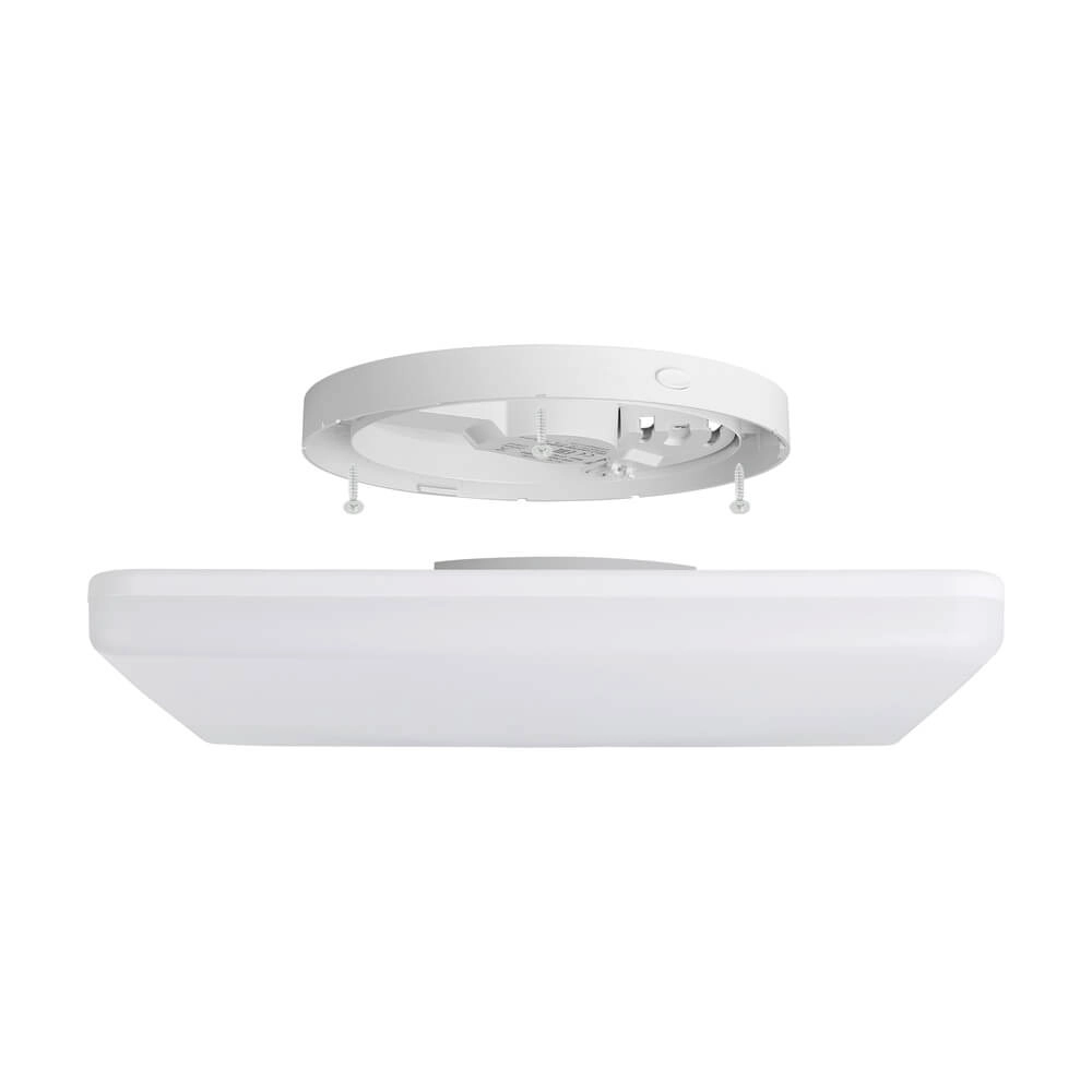 Plafonnier carré Castagneto 31 x 31cm blanc Eglo 9008606313235