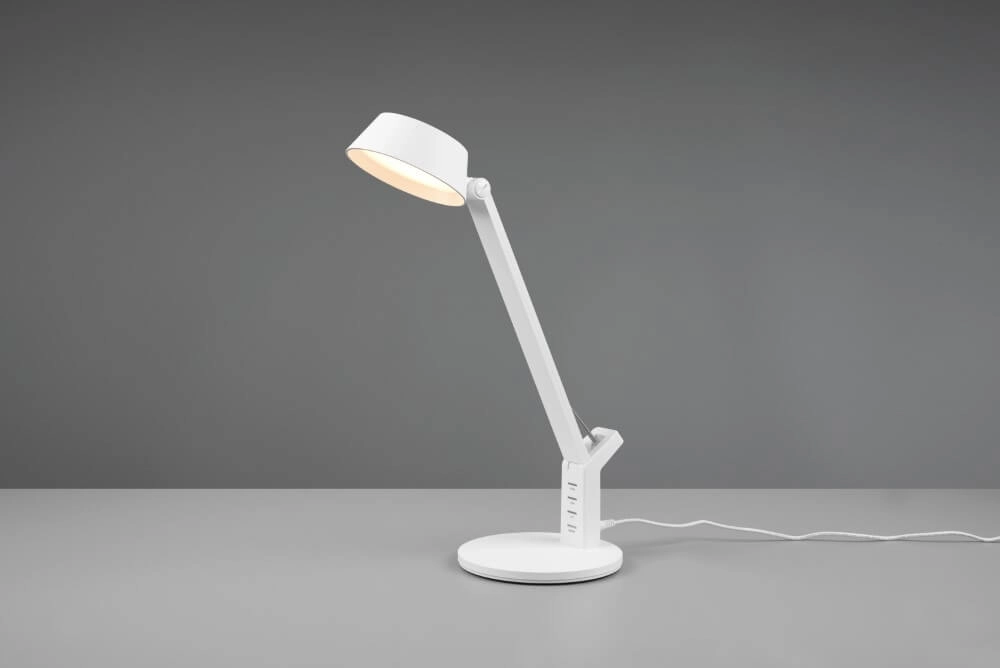 Lampe de table Ava blanc Trio 4017807502503