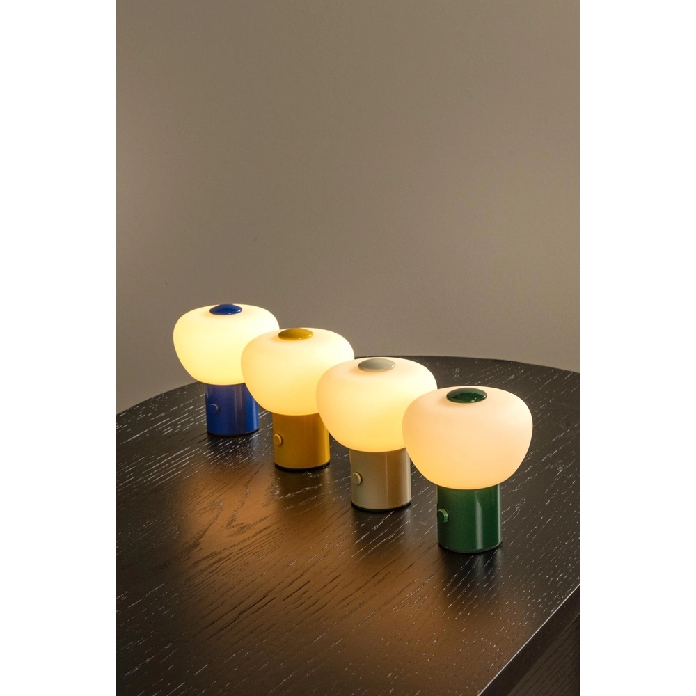 Lampe de table rechargeable Gustav Vert Lucide 5411212442017