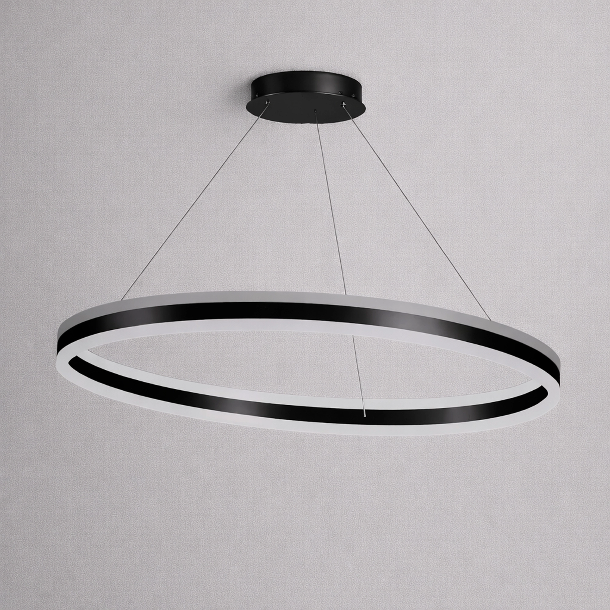Lampe pendante de conception Ada Ø 100cm noir Lyora 5053423315478