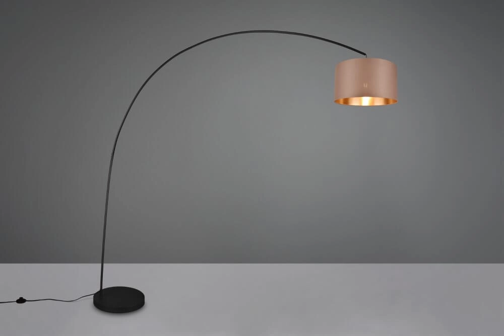 Lampe à arc Mansur noir Trio 4017807574524