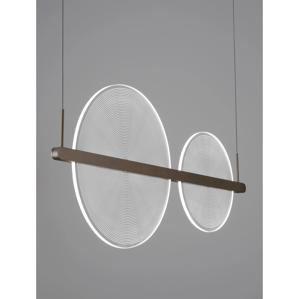 Suspension élégante Noah brun café Lyora 5212017439406