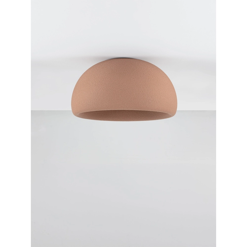 Lampe de plafond moderne Davo terre cuite Ø 50cm Lyora 5212017495716