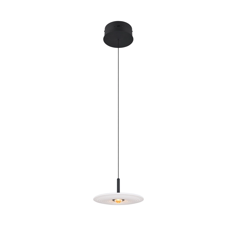 Lampe pendante de conception Sirena Verre blanc