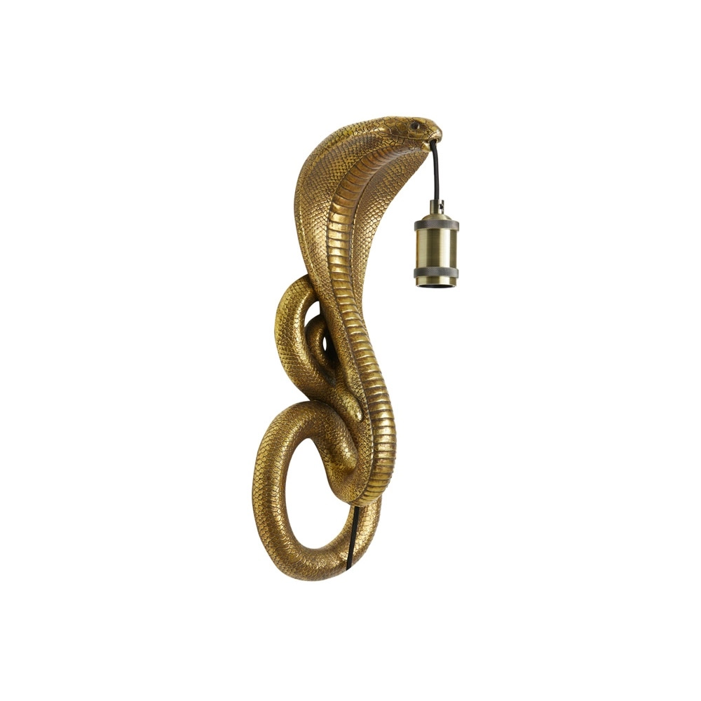 Lampe murale Snake bronze Light & Living 8717807627393