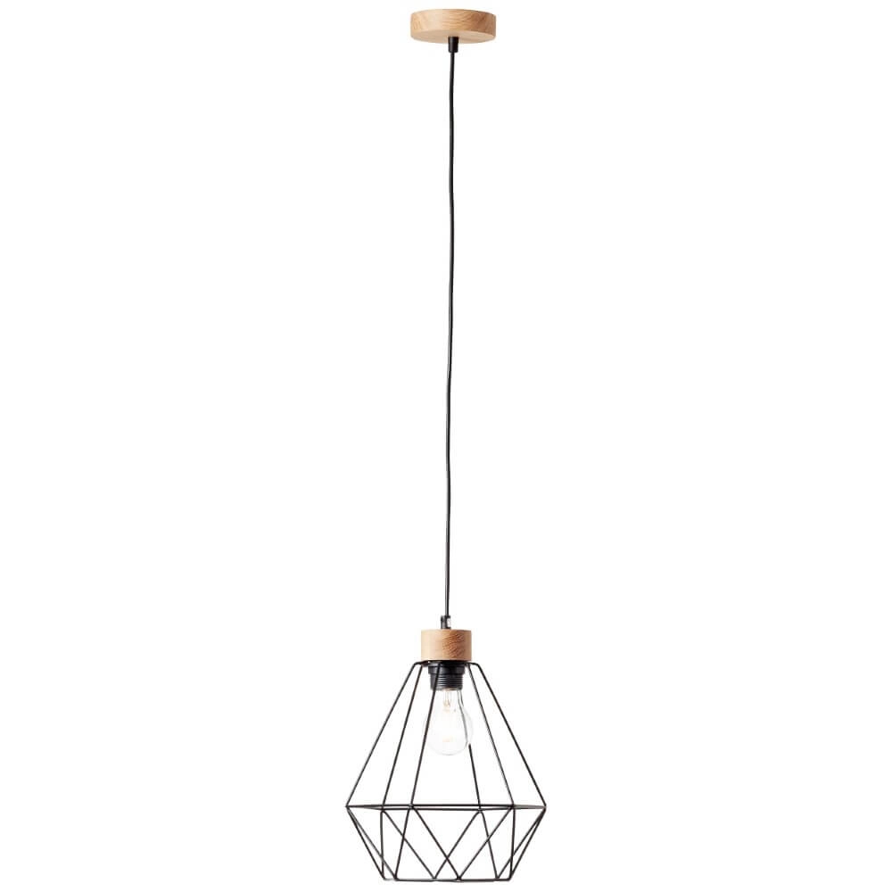 Lampe suspendue Ø 25cm Drewno rural Brilliant 4004353396465
