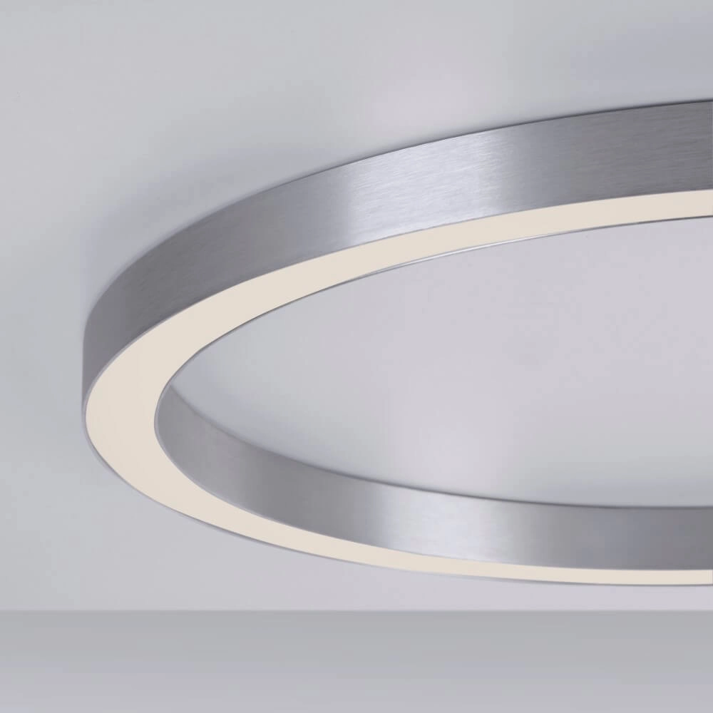 Lampadaire rond Pure Lines Round Ø 70cm en aluminium Paul Neuhaus 4012248373538