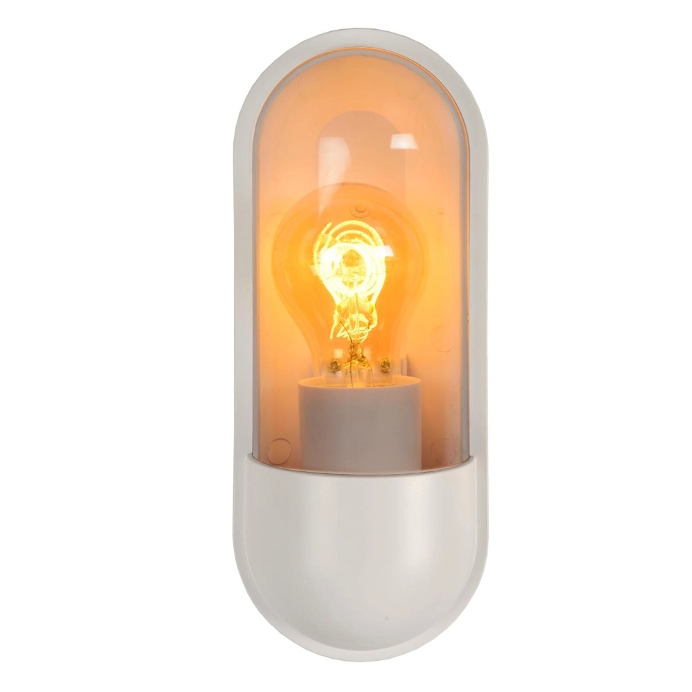 Lampe murale Capsule IP54 blanc Lucide 5411212290465