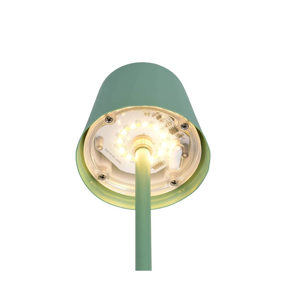 Lampe de table rechargeable Diaz vert Trio 4017807644807