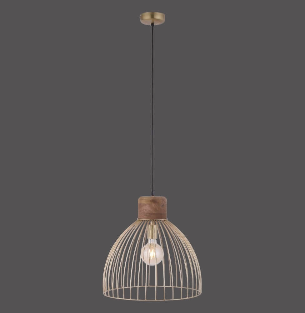 Lampe suspendue Alami laiton marron Just Light 4043689976125