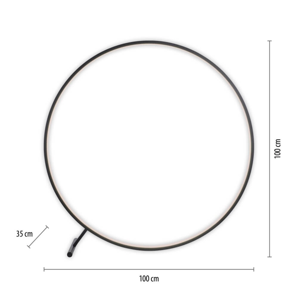 Lampadaire Hula design unique Ø 100cm Paul Neuhaus 4012248373323