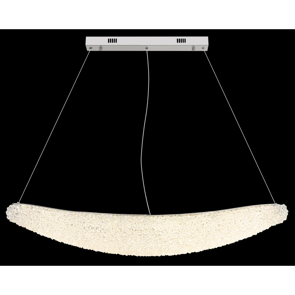 Lampe suspendue Kristalla Chrome Globo 9007371566785