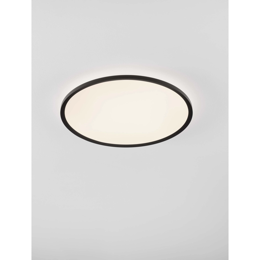 Plafonnier Aoton noir Ø 60cm Lyora 5212017448736